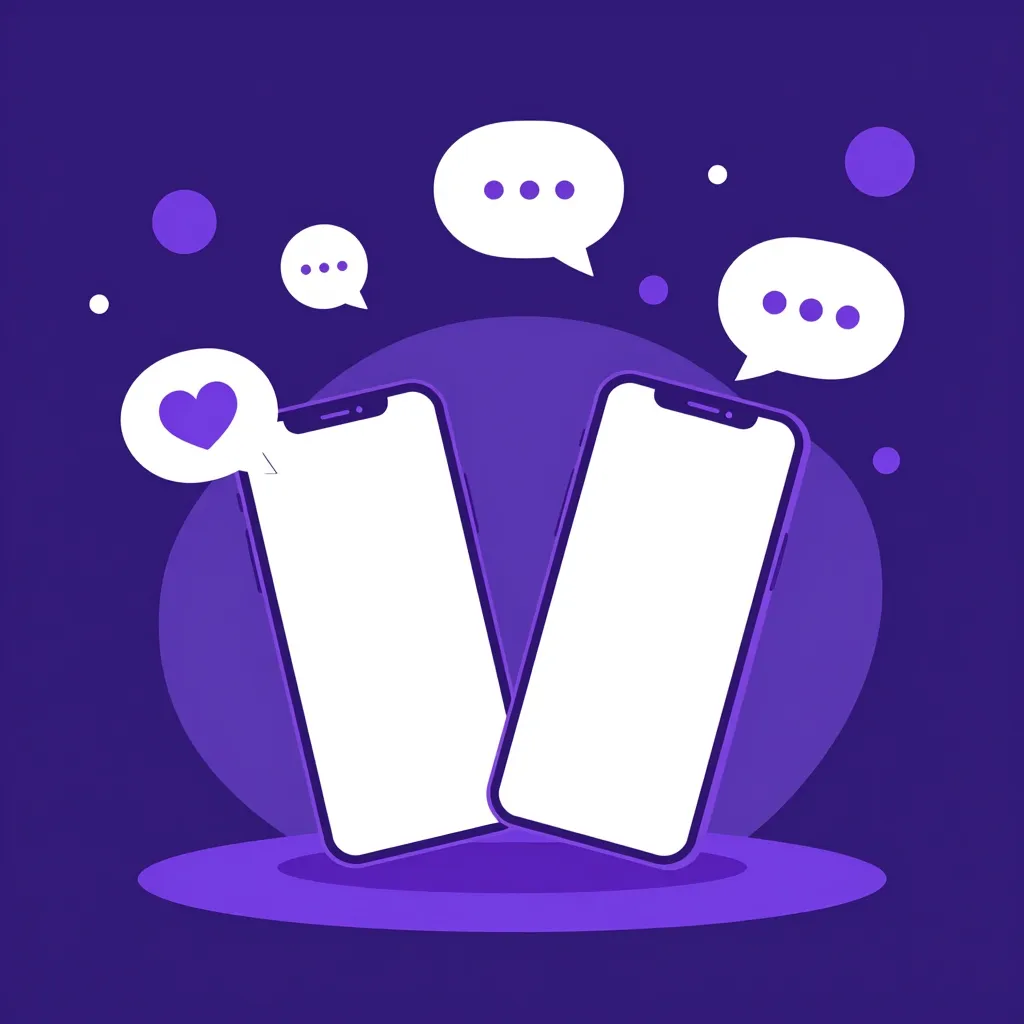 Instagram comment bubbles around smartphone